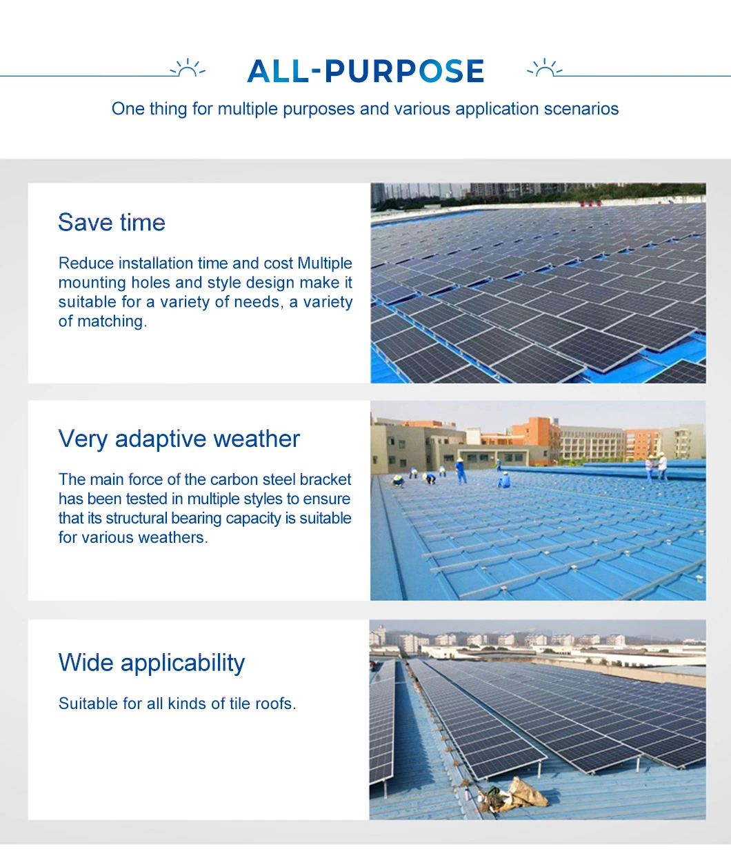 Solar Panel Pole Ground Mounting System Triangle Connector Accessories Photovoltaic Bracket Triangle Connector