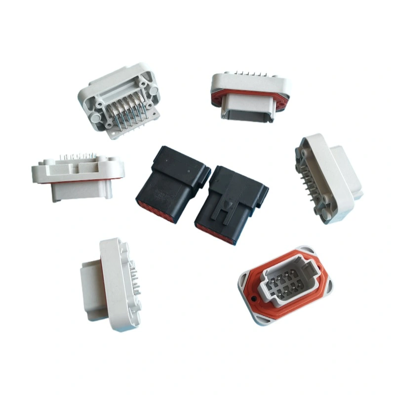 2 Way Deutsch Dt13 Series Right Angle Dt PCB Header Connector Panel Mount Connector Dt13-2p