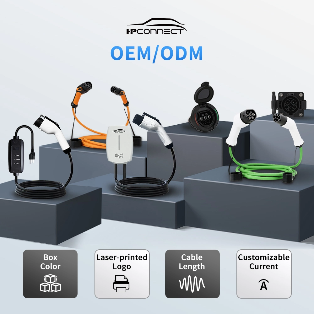 TUV Approved Charging Station for Electric Cars Type 1 EV Connector