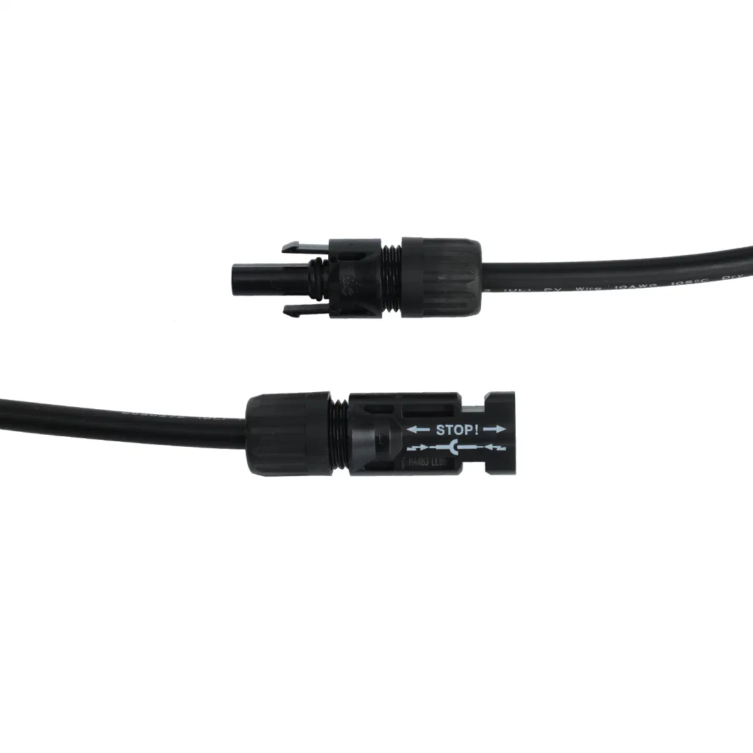 Customized Mc4 Extension Cord Outdoor Use Connector Male to Female Solar Panel Cable Wire