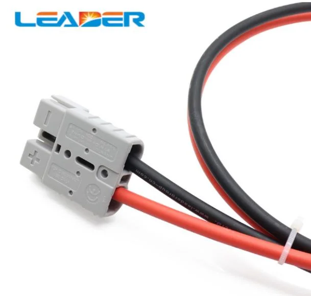 50A 600V Battery Connector with 4 Meter 4mm2 Cable Wire with Alligator Clip