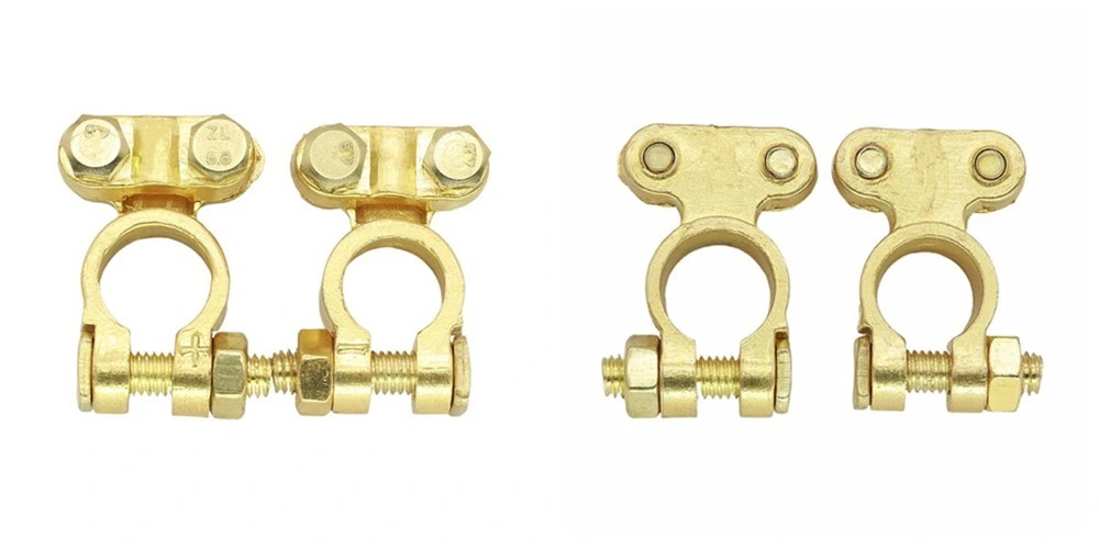 Automobile Battery Connector Wire Clamp Marine Battery Clip Auto Pure Brass Wiring Terminal