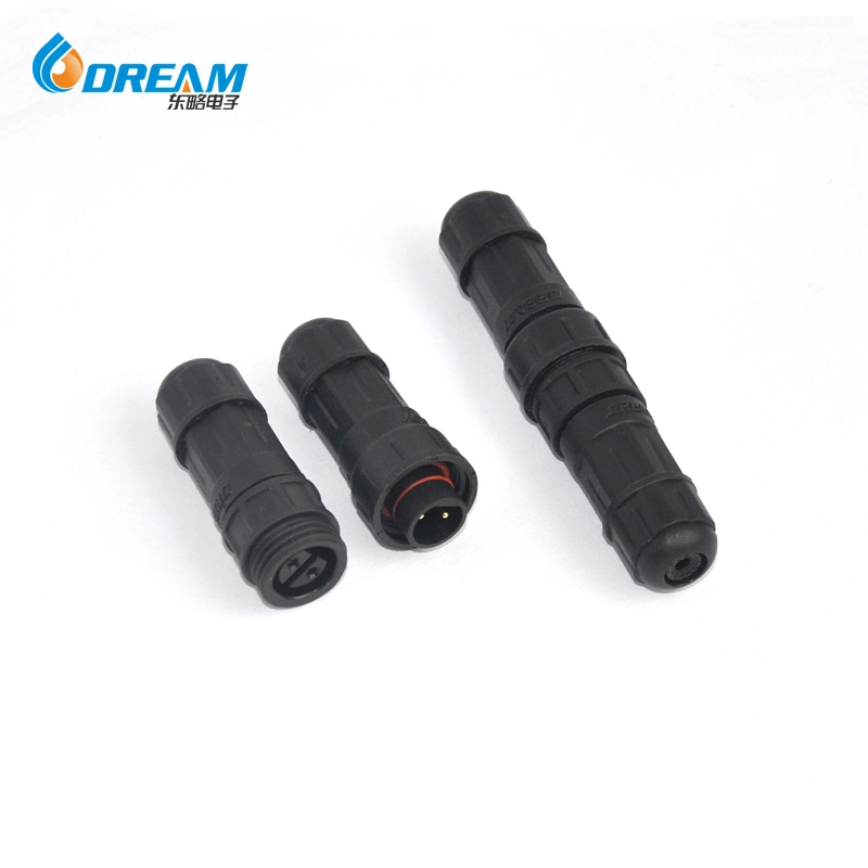 3pin IP68 Waterproof Nylon Automotive Connector Electrical Female Connector