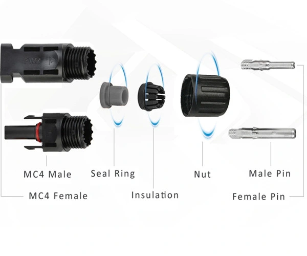 Solar QC4 Connector IP67 Waterproof TUV Ce Approved