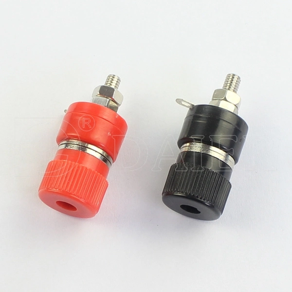 20A Insulated Copper Speaker Terminal 4mm Binding Post Connector