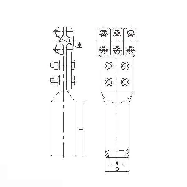Tl Type Big Section Conductor T Connector