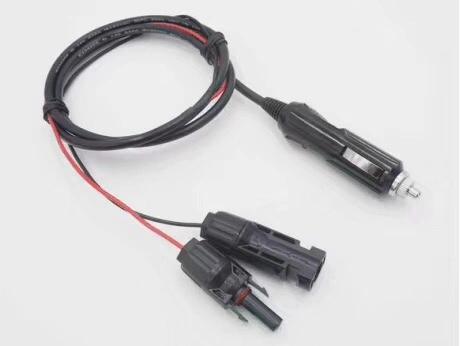 Car Accessories 12V 16AWG Alligator Clip to Black and Red Solar SAE Cable with Anderson Plug for System Connection