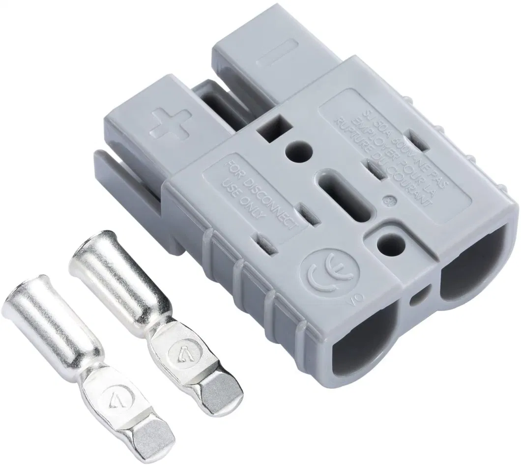 Edge Eac-50 Battery Connector 600V 50AMP Battery Quick Plug Connector for Car Van Modes Motorcycle