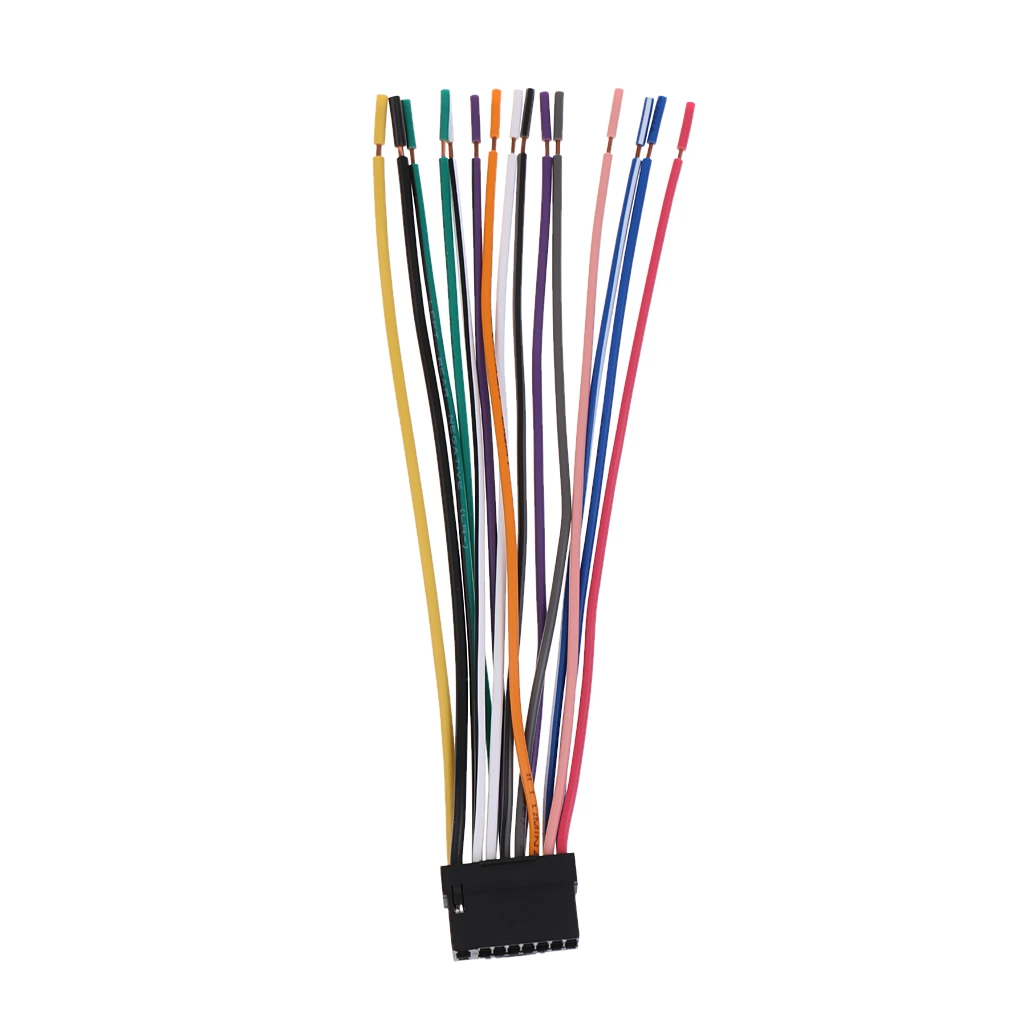 2.54mm Jst Molex Te 16 Pin Connectors with Wiring Harness for Car Radio