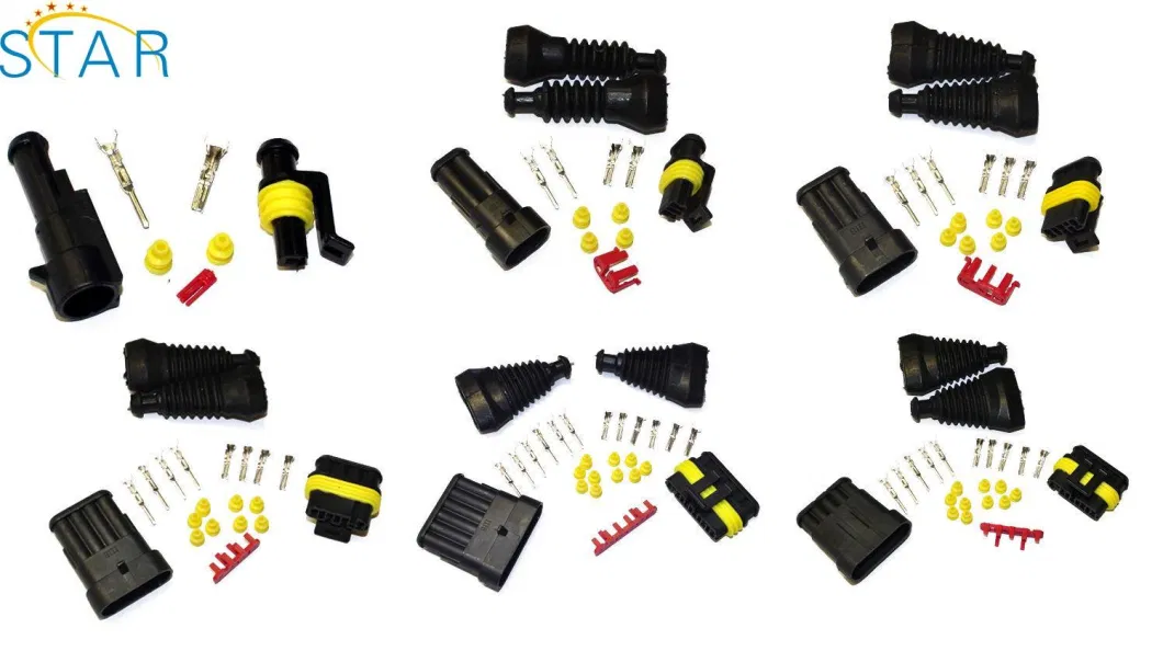 Ways Female Auto Socket Deutsch Dt Auto Connectors Dt06-4s At06-4s Mating Dt04-4p At04-4p