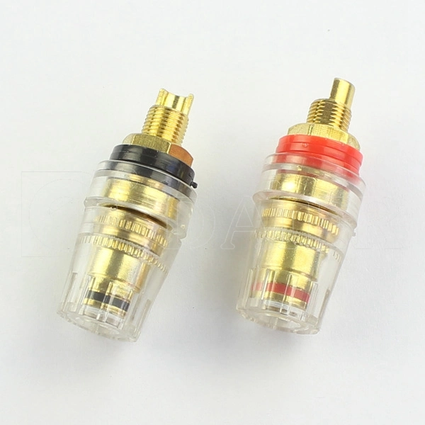 30A Male Socket Connector Speaker 8mm Gold Binding Post Connector