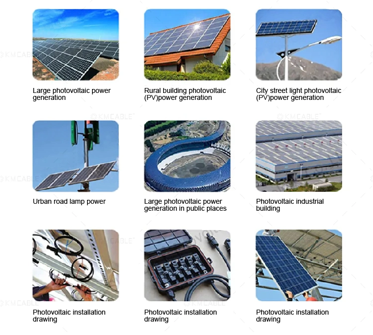 PV Panel Battery Terminal Connector Solar Panel Energy Extension Cable Solar Cable
