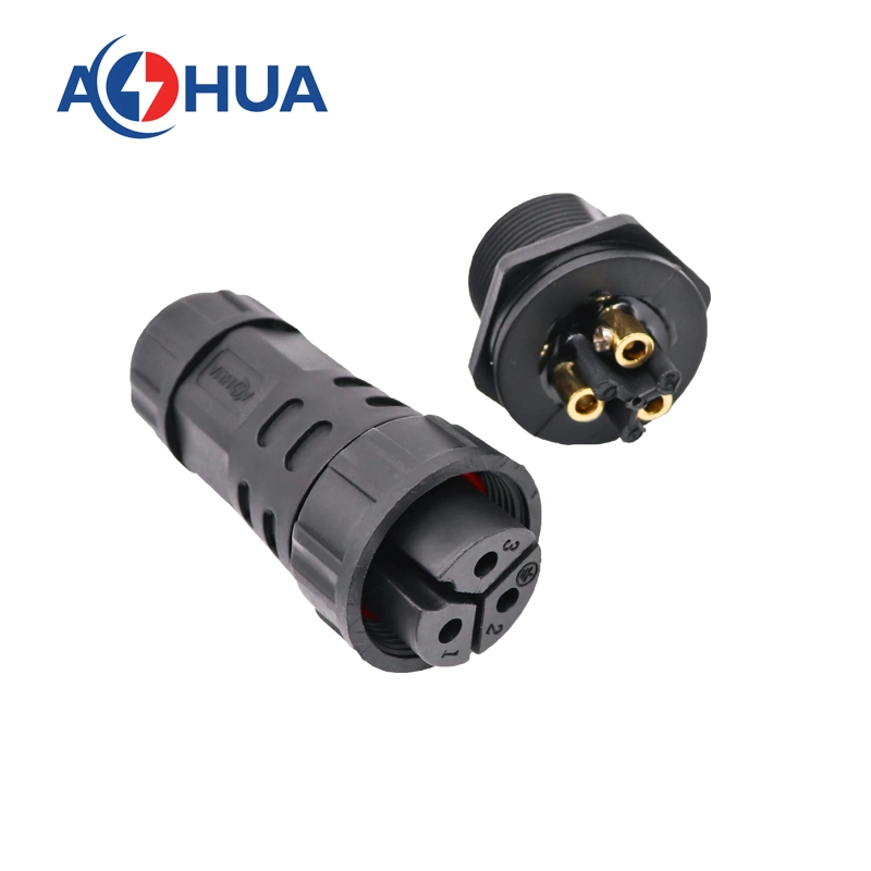 Hot Selling Male Panel Mount IP67 Power Waterproof Automotive Wire Connectors