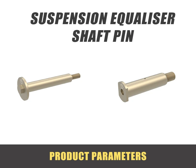 German Suspension Equalizer Shaft Assembly Balance Arm Pin, Black, for USA