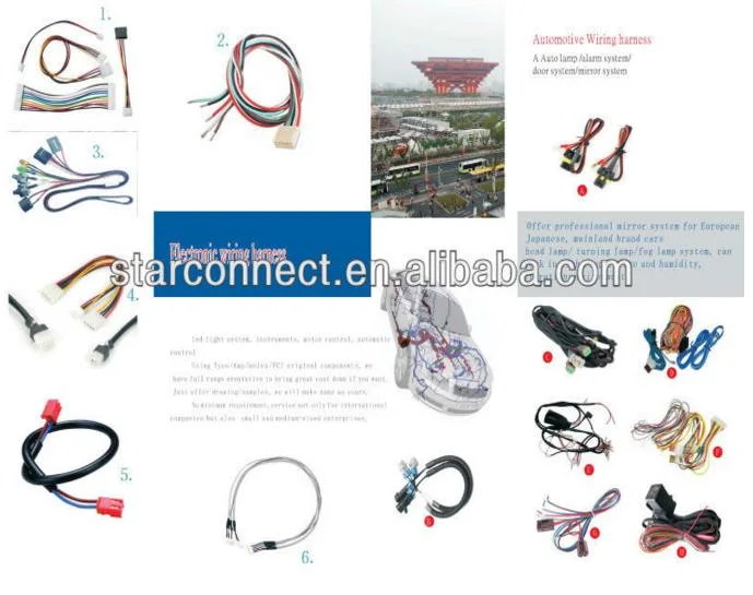 OEM and Customized Ribbon Automotive Wire Connector Types