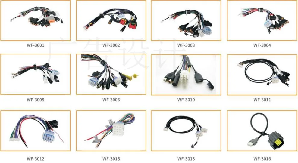 Car DSP Power Amplifier Installation DSP Power Amplifier Wire Harness