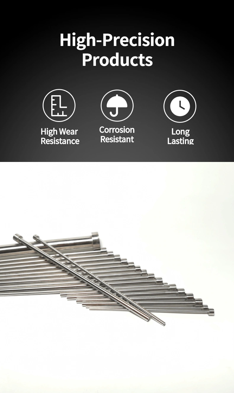 Core Pins with Tip Processed - Shaft Diameter Configurable in 0.01mm Increments