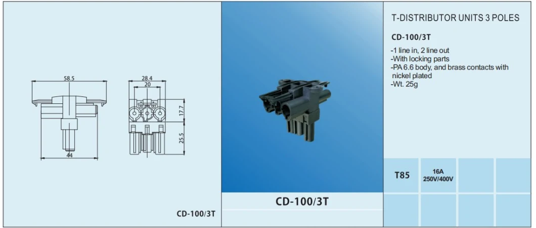 Quick Wire to Wire Connector 2 Poles