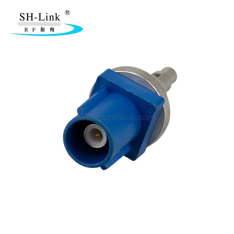 Fakra Automotive Connector Type C Blue Male Connector with Thread Can Be Customized for 1.13