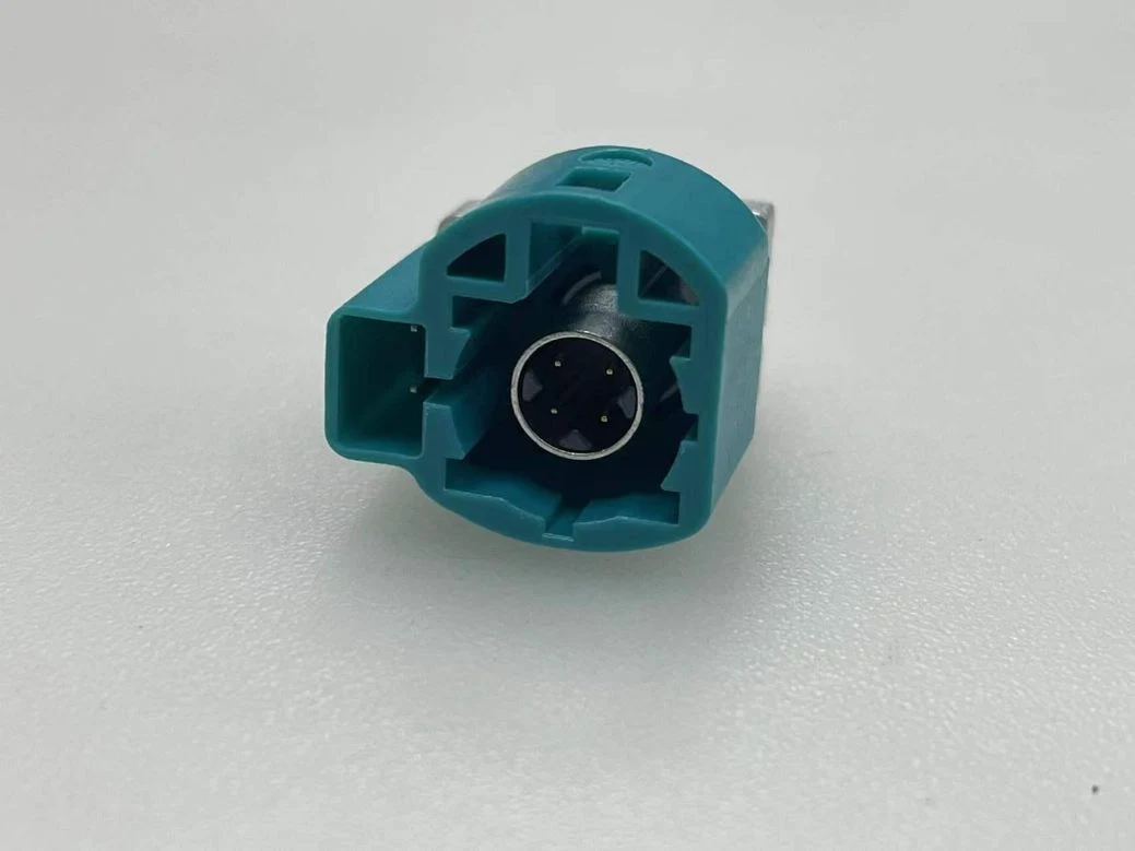 Hsd 6pin Male Z Water Blue 180 Degree Car Connector