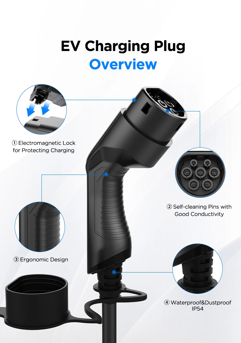 EV Charging Station End EV Female Plug for Cars Type 2