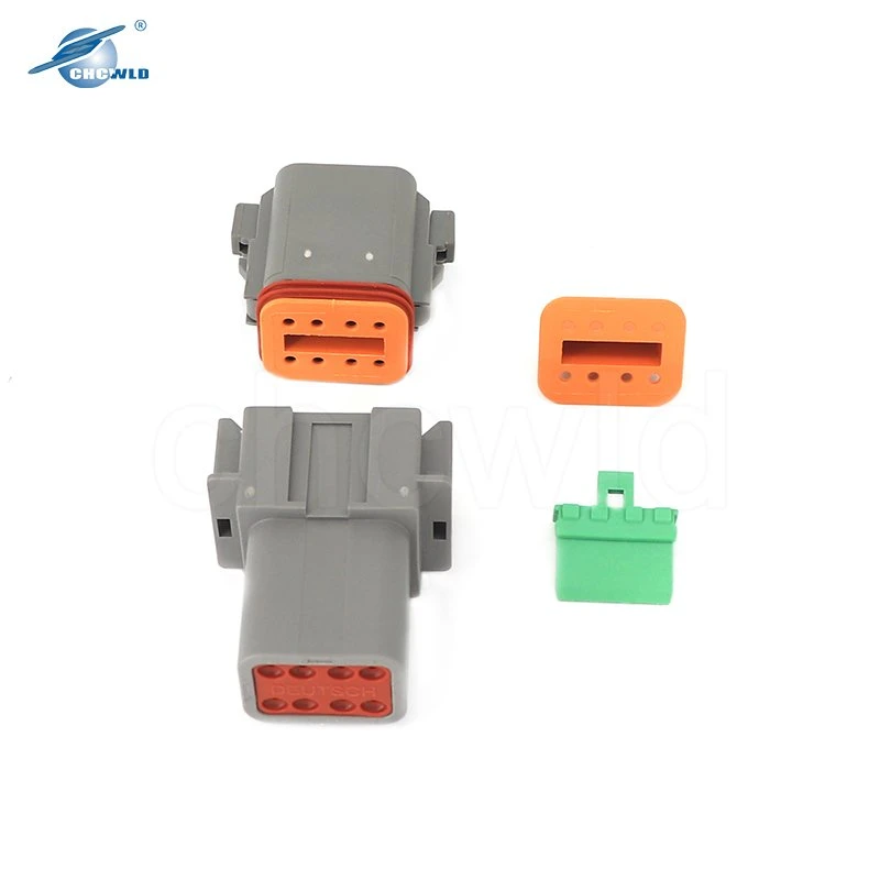 8 Pin Female Dt04-8s Dt Series Waterproof Deutsch Automotive Connector