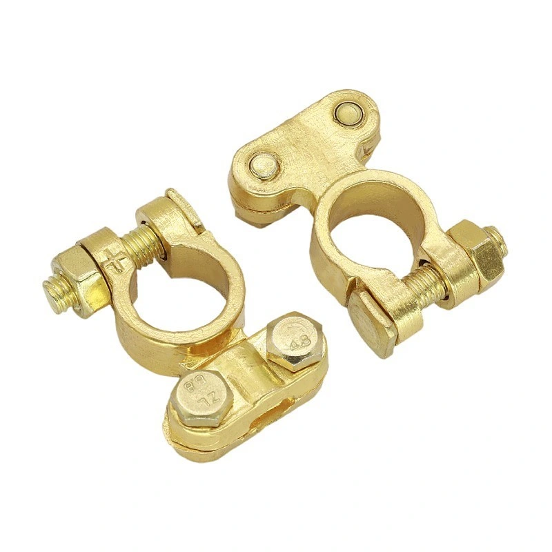 Automobile Battery Connector Wire Clamp Marine Battery Clip Auto Pure Brass Wiring Terminal