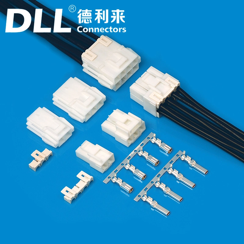 Original Jst Vl Series Automobile Connector Vlp-02V Wire to Wire Board Crimping Terminal Plastic Car Housing Connectors 6.2mm Pitch
