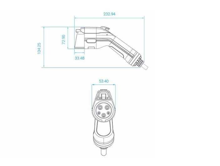 16A Type 1 AC EV Plug for Electric Vehicle Charging EV Charger Plug