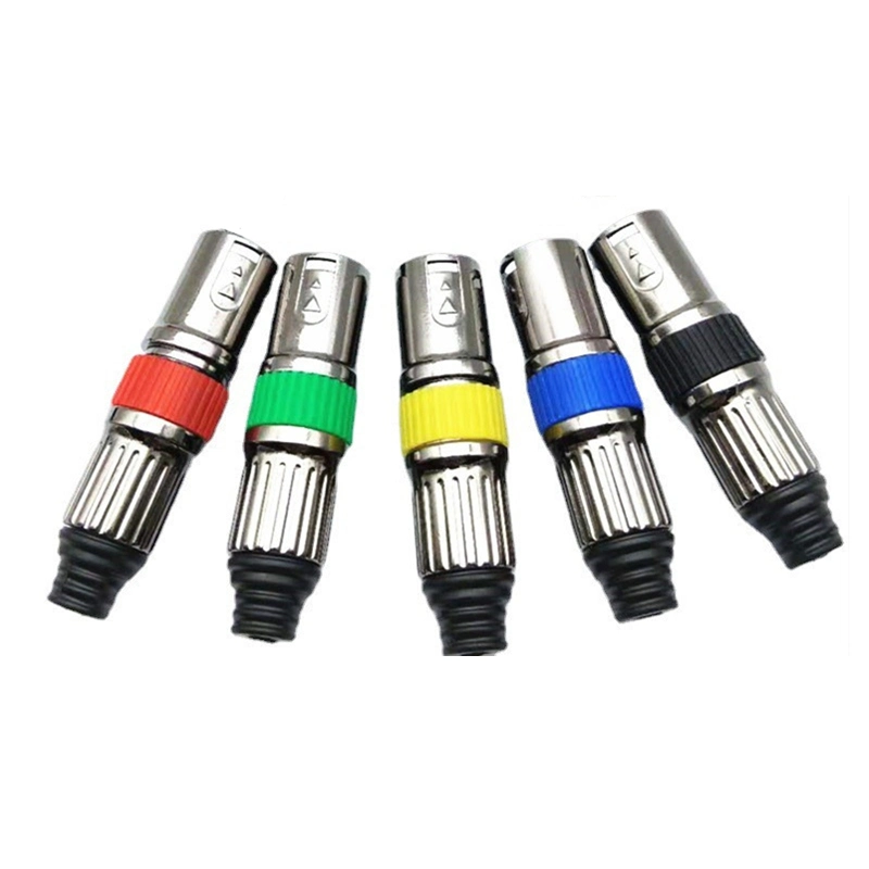 Gunmetal Plated Roman Male/Female Plug Cable Connector Microphone 3 Pin Audio Socket XLR Connector