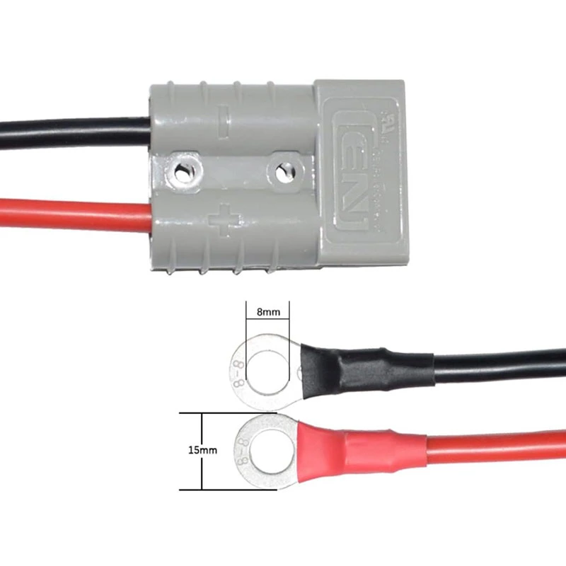50A 120A Ander Son Connector Wire to Ring Type Terminal Connecting Cable