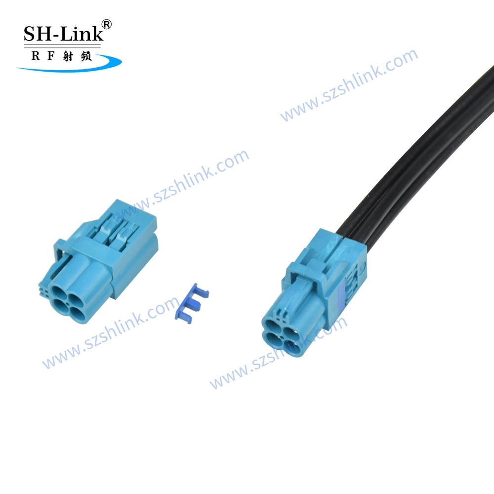 Car Connector Mini Fakra Connector Type Z for 1m Rg174ll Cable Can Be Custermized