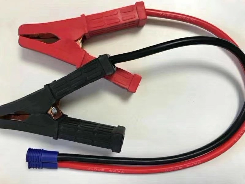 Car Accessories 12V 16AWG Alligator Clip to Black and Red Solar SAE Cable with Anderson Plug for System Connection