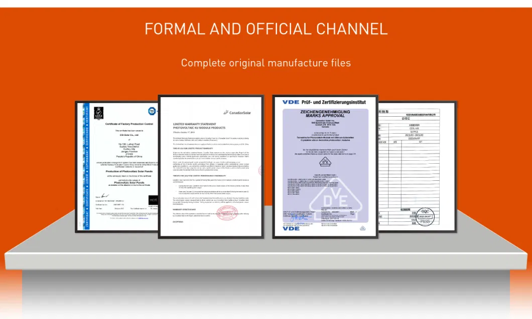Canadian Solar N-Type Double-Glass Solar Panels 580W 575W 570W Topcon Modules Mc4 Connector with 30 Years Warranty