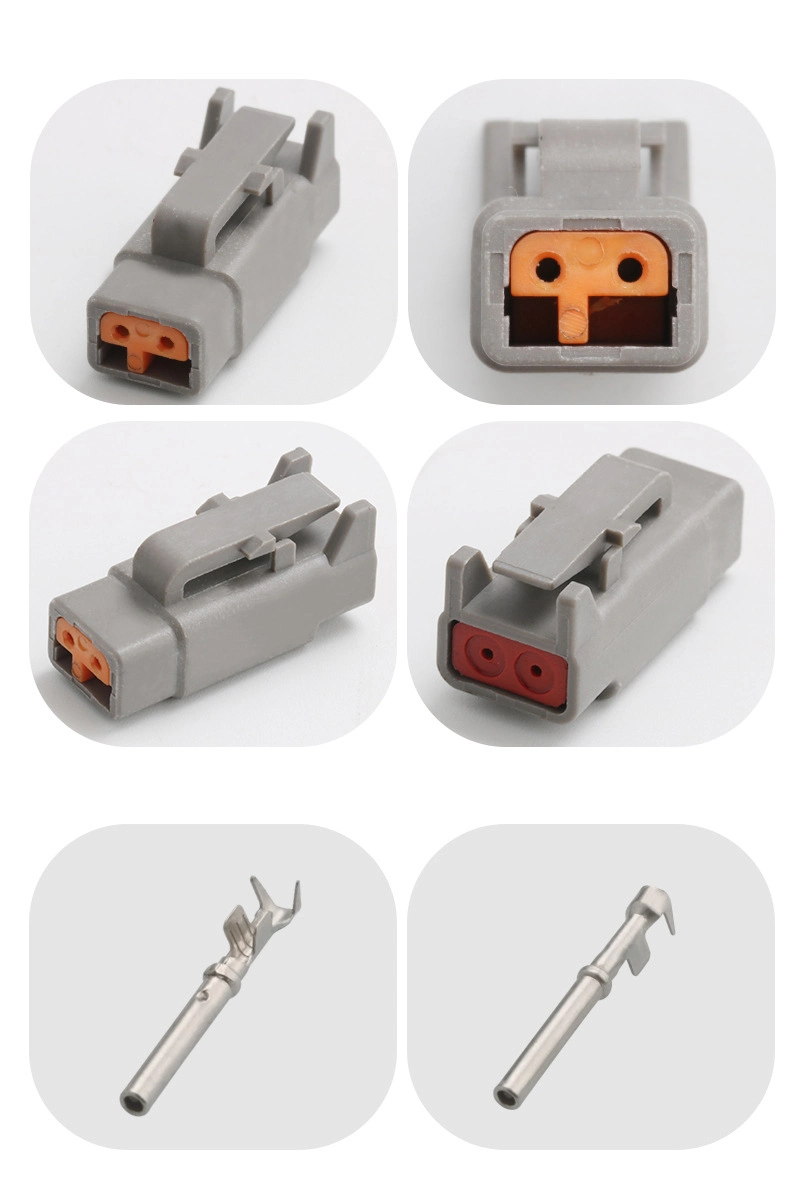 Dtm04-2p / Dtm06-2s Deutsch Automobile Connector Is Applicable to Excavator Plug and Can Be Equipped with Cable Wire Harness