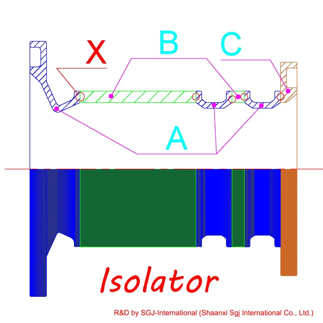 Sgj R&D Vacuum Alumina Ceramic Electrode/ Electrical/ Electric Isolator/ Contacts/ Connector/ Cunductor/ Connectors