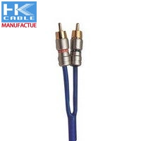 China Manufacturer Audio Cable RCA Connector for Car Audio CCTV Camera Cable