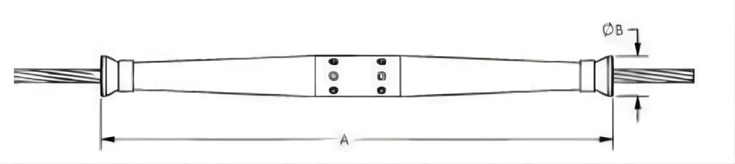 Aluminum Tension Joints Automatic Splice Cable Connector