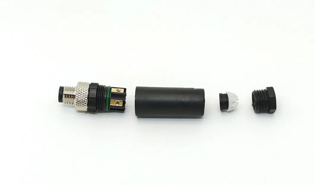 Electrical IP67 Waterproof 4pin Male Plug M8 Circular Connector