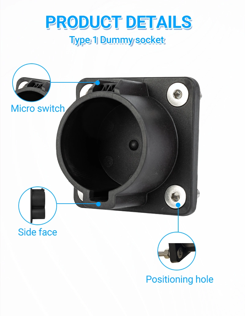 Thermoplastic Type 1 Plug Hanger Type 1 Dummy Socket for Electric Car AC Charging Station