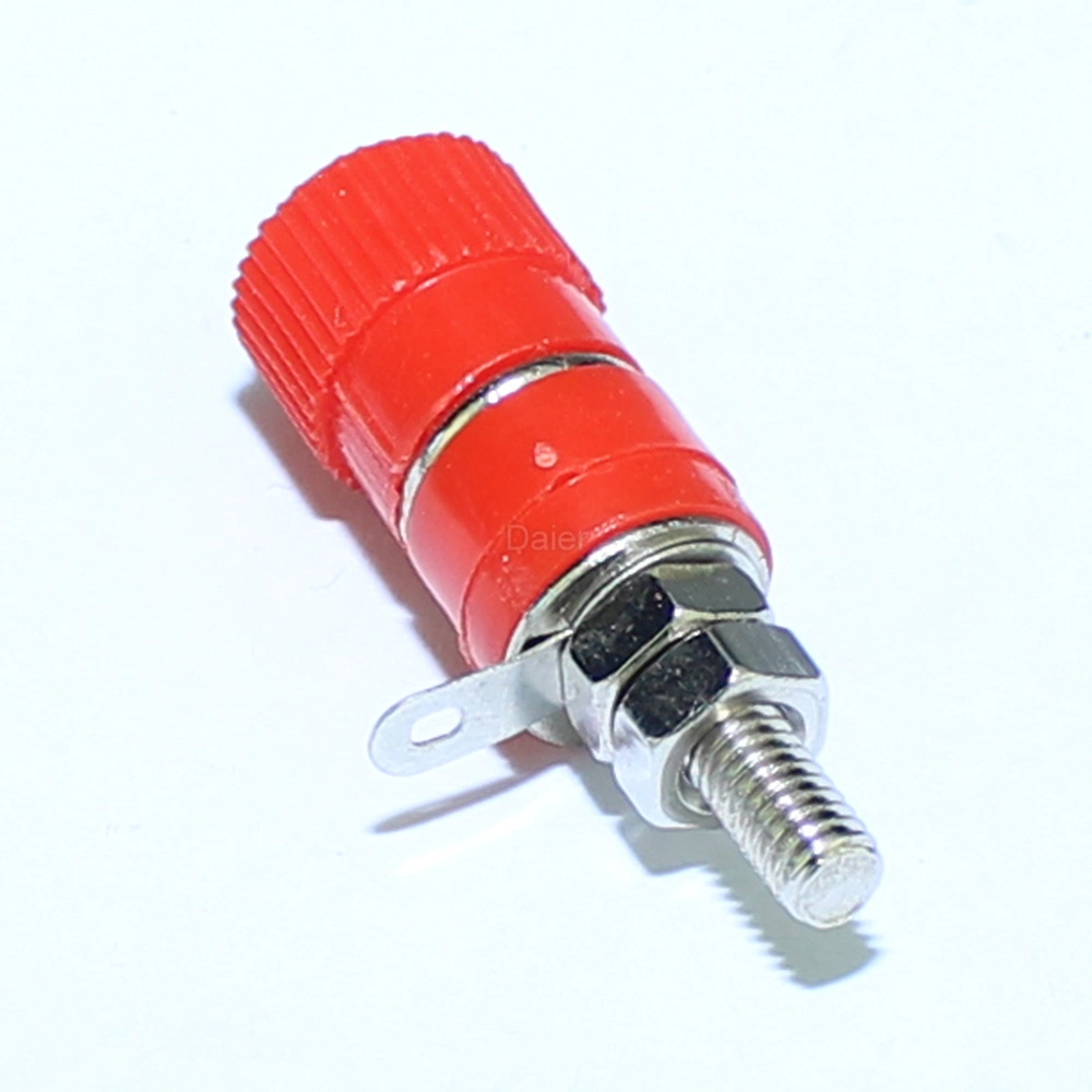 20A Zinc Alloy Insulated 4mm Screw Type Binding Post Connector