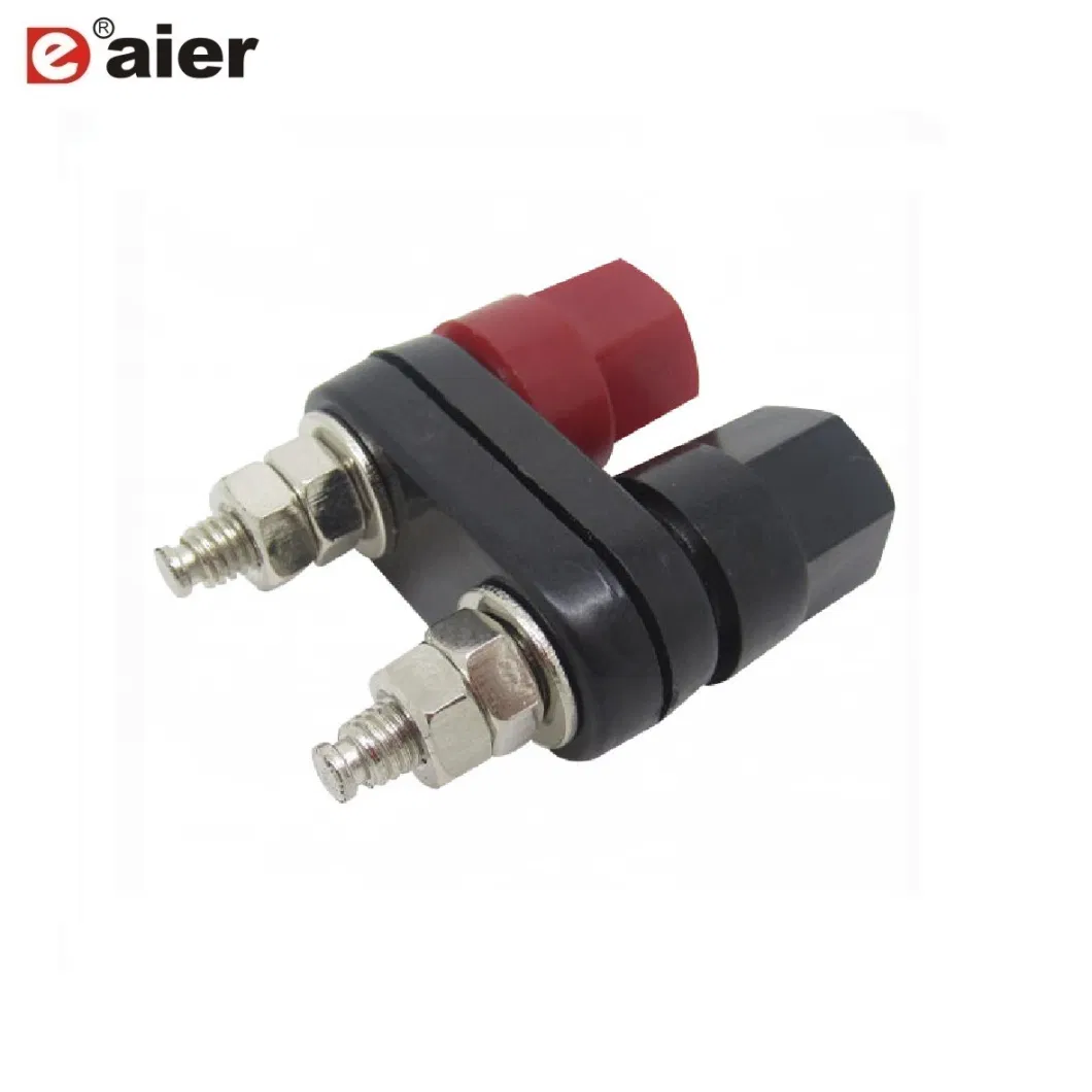 20A Insulated Copper Speaker Terminal 4mm Binding Post Connector