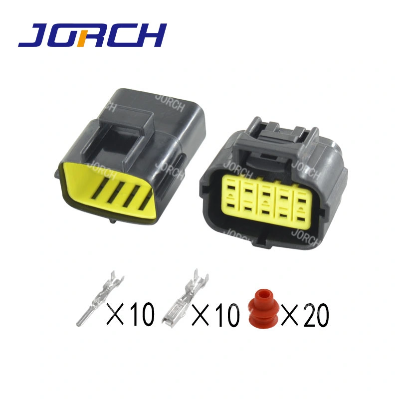 10 Pin 1.8 Series Connectors for Cars, Electric Cars, Motorcycles, General Purpose Plug-Ins Waterproof and Heat Resistant DJ71016y-1.8-21 174655-2 174657-2