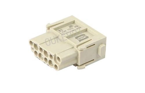 Modular Multipole Connector Compliant with Harting Category Ranges with a Wide Application in Automatic Control