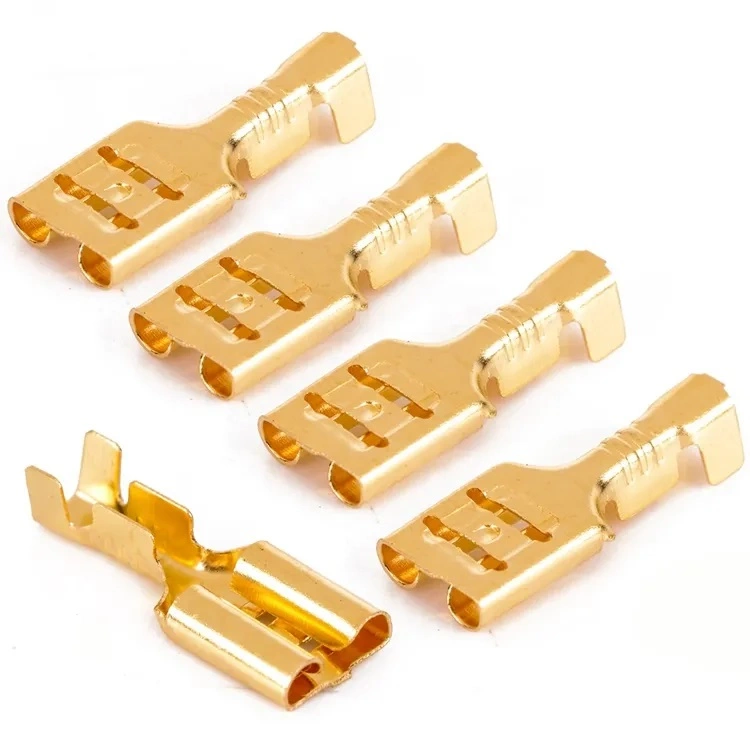 High Quality U-Shape U Type Car Wiring Harness Connectors Copper Brass Reel Type Crimp Joint Terminals for 6-10mm2 Cable