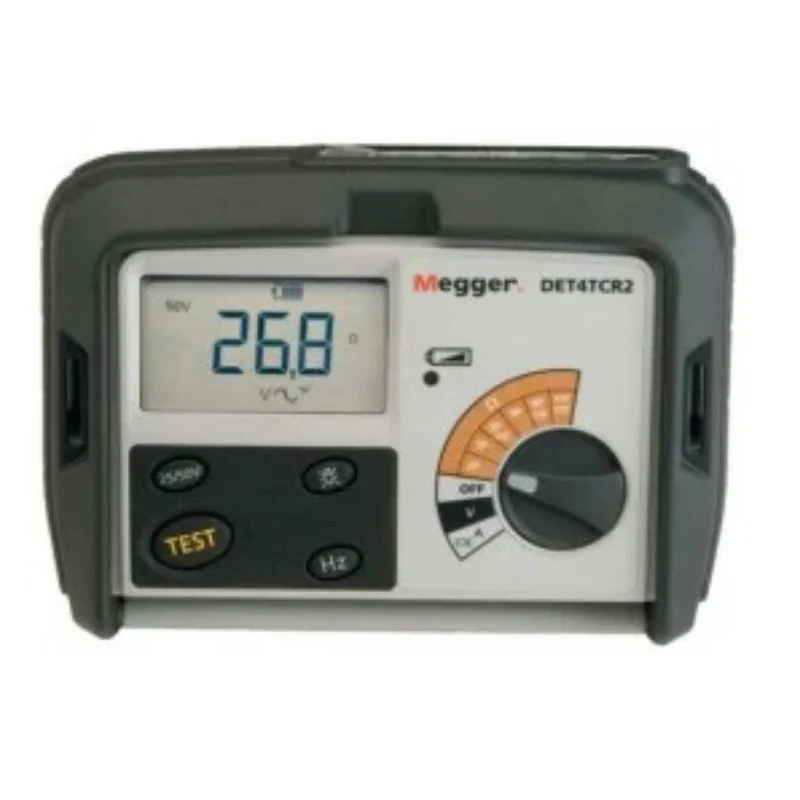 Megger Det4TCR2 4-Terminal Digital Ground Resistance Tester with Rechargeable Battery
