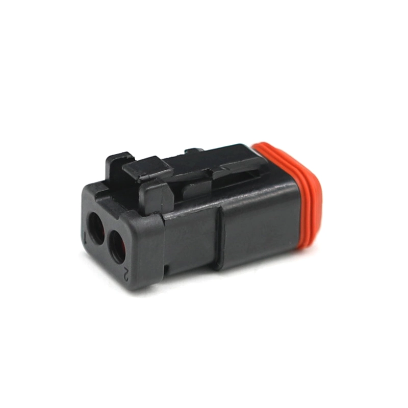 Tyco Dt06-2s-E005 2 Pin Deutsch Dt Series Automotive Waterproof Wire Connector with End Cover