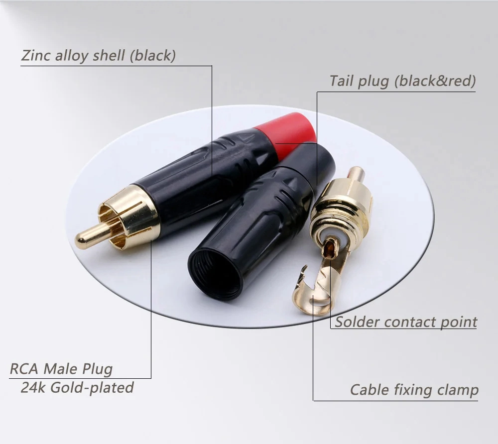 RCA Coupler Adaptor Female to Female Audio Video RCA Connector for S/Pdif Subwoofer Phono Amplifier