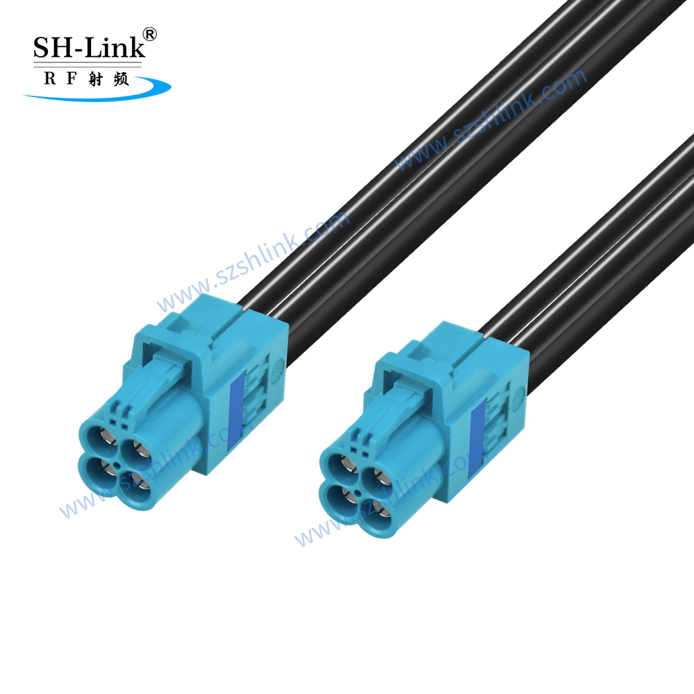 Car Connector Mini Fakra Connector Type Z for 1m Rg174ll Cable Can Be Custermized