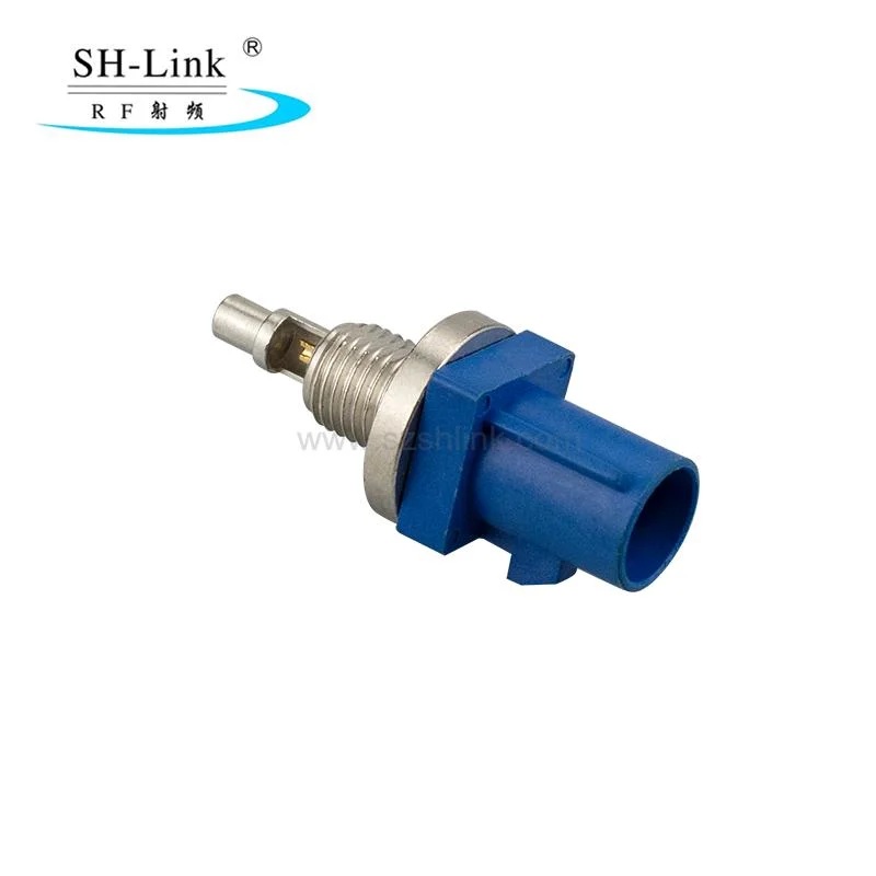 Fakra Automotive Connector Type C Blue Male Connector with Thread Can Be Customized for 1.13
